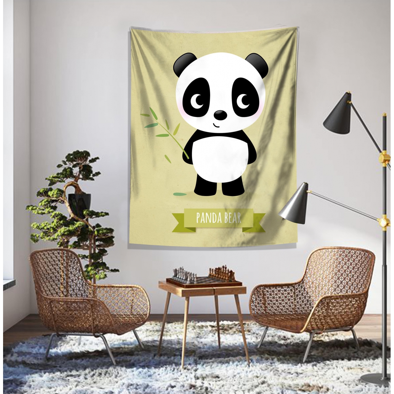 Panda Duvar Halısı D165