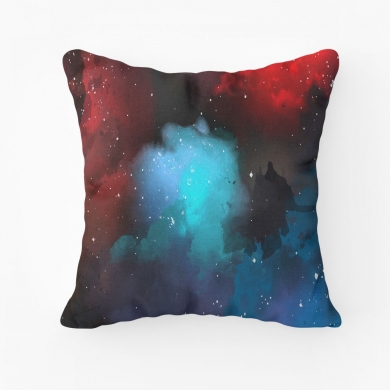 Renkli Nebula Yastık