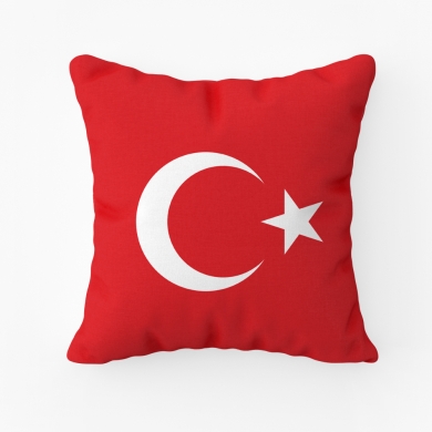 Türk Bayrağı Yastık